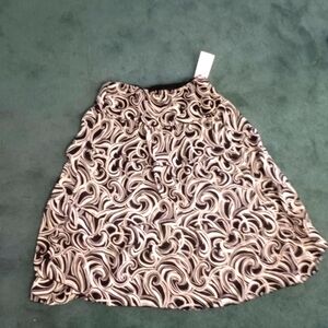 Mango New York black & white skirt XL NWT